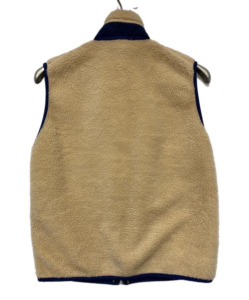 Patagonia（パタゴニア）Patagonia (パタゴニア) ボアベスト ベージュ×ネイビー サイズ:sの古着・服飾アイテム