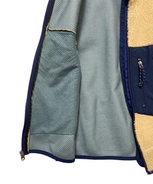 Patagonia（パタゴニア）Patagonia (パタゴニア) ボアベスト ベージュ×ネイビー サイズ:sの古着・服飾アイテム