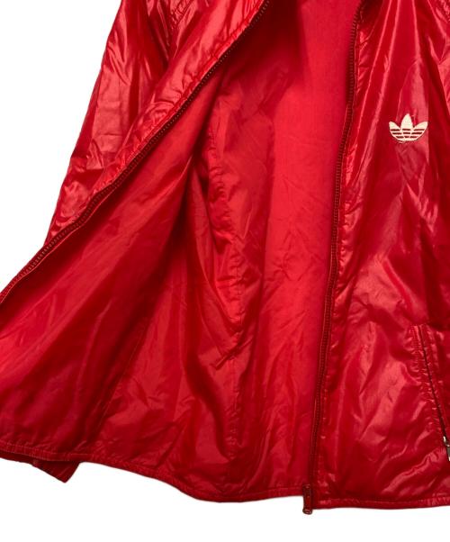 adidas（アディダス）adidas (アディダス) ナイロントラックジャケット レッド サイズ:4の古着・服飾アイテム