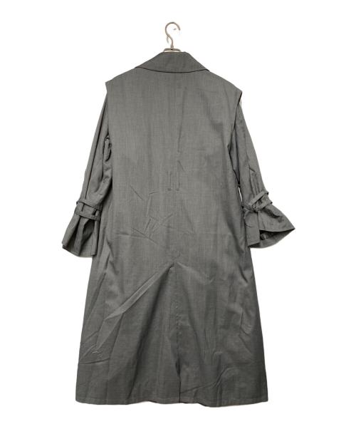 PAGEBOY（ページボーイ）PAGEBOY (ページボーイ) PAGEBOY　トレンチコート グレー サイズ:FREEの古着・服飾アイテム