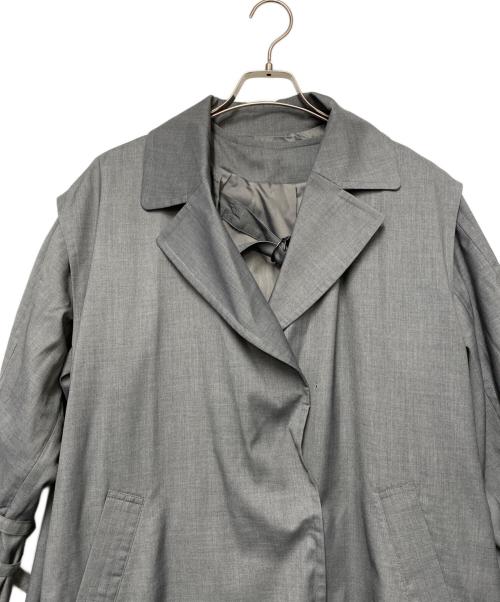 PAGEBOY（ページボーイ）PAGEBOY (ページボーイ) PAGEBOY　トレンチコート グレー サイズ:FREEの古着・服飾アイテム