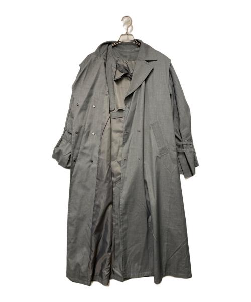 PAGEBOY（ページボーイ）PAGEBOY (ページボーイ) PAGEBOY　トレンチコート グレー サイズ:FREEの古着・服飾アイテム