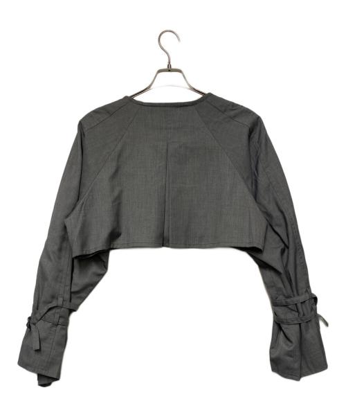 PAGEBOY（ページボーイ）PAGEBOY (ページボーイ) PAGEBOY　トレンチコート グレー サイズ:FREEの古着・服飾アイテム