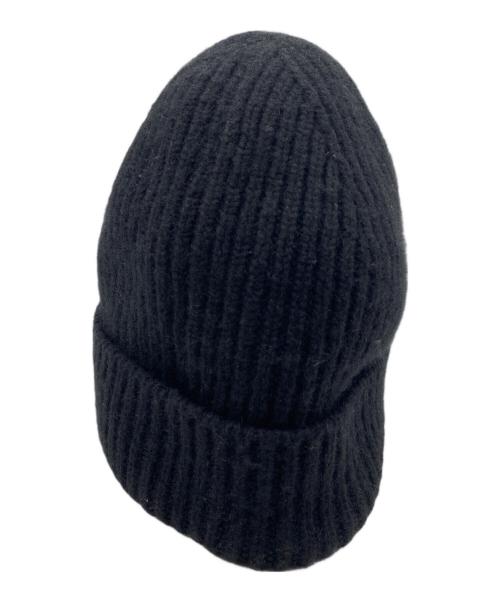 LOUIS VUITTON（ルイ ヴィトン）LOUIS VUITTON (ルイ ヴィトン) ニット帽 ブラックの古着・服飾アイテム