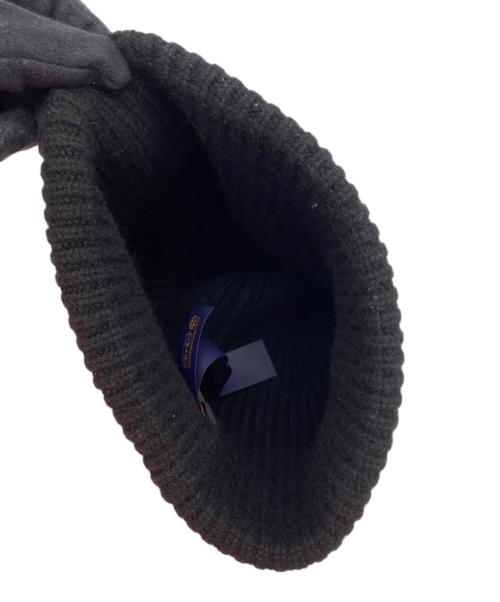 LOUIS VUITTON（ルイ ヴィトン）LOUIS VUITTON (ルイ ヴィトン) ニット帽 ブラックの古着・服飾アイテム