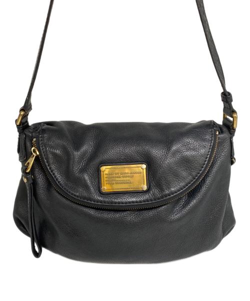 Marc by Marc Jacobs（マークバイマークジェイコブス）Marc by Marc Jacobs (マークバイマークジェイコブス) レザーショルダーバッグ ブラックの古着・服飾アイテム