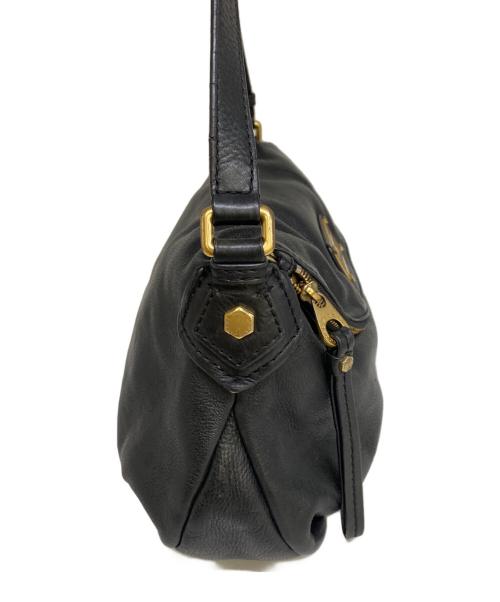 Marc by Marc Jacobs（マークバイマークジェイコブス）Marc by Marc Jacobs (マークバイマークジェイコブス) レザーショルダーバッグ ブラックの古着・服飾アイテム