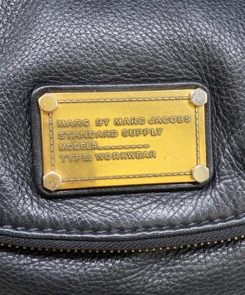 Marc by Marc Jacobs（マークバイマークジェイコブス）Marc by Marc Jacobs (マークバイマークジェイコブス) レザーショルダーバッグ ブラックの古着・服飾アイテム