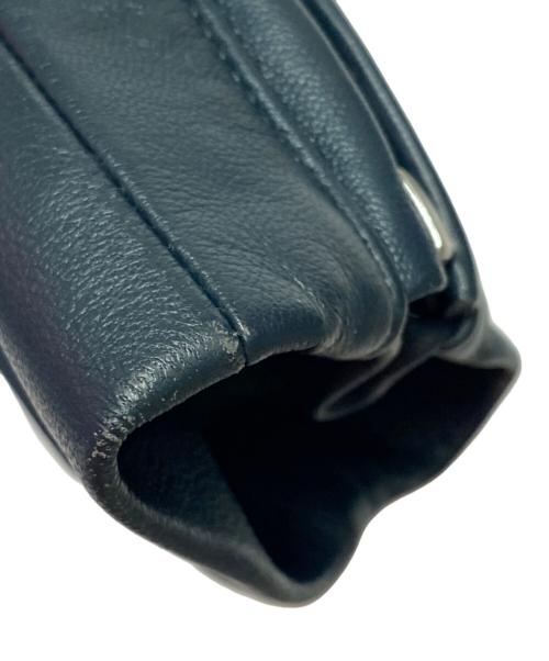 TAKEO KIKUCHI（タケオキクチ）TAKEO KIKUCHI (タケオキクチ) ラムレザージャケット ネイビー サイズ:Mの古着・服飾アイテム