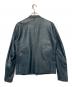 TAKEO KIKUCHI (タケオキクチ) ラムレザージャケット ネイビー サイズ:M：8000円