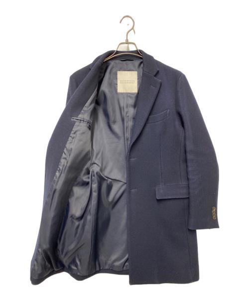 MACKINTOSH PHILOSOPHY（マッキントッシュ フィロソフィー）MACKINTOSH PHILOSOPHY (マッキントッシュ フィロソフィー) ウールコート ネイビー サイズ:38の古着・服飾アイテム