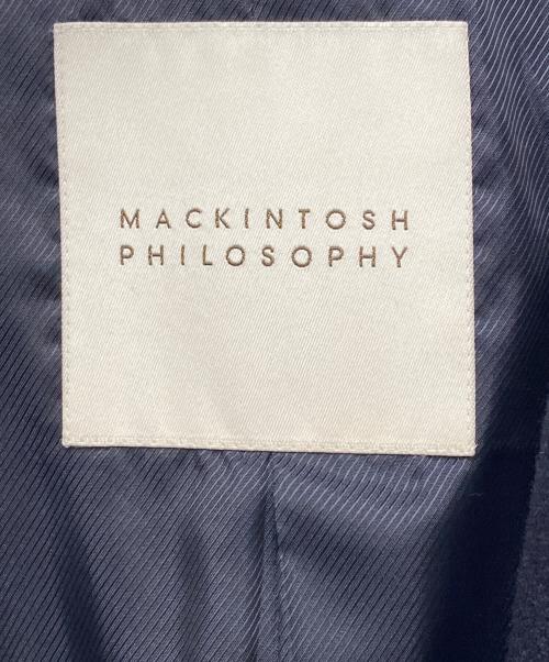 MACKINTOSH PHILOSOPHY（マッキントッシュ フィロソフィー）MACKINTOSH PHILOSOPHY (マッキントッシュ フィロソフィー) ウールコート ネイビー サイズ:38の古着・服飾アイテム