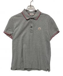 MONCLER（モンクレール）の古着「半袖ポロシャツ」｜グレー