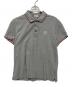 MONCLER（モンクレール）の古着「半袖ポロシャツ」｜グレー