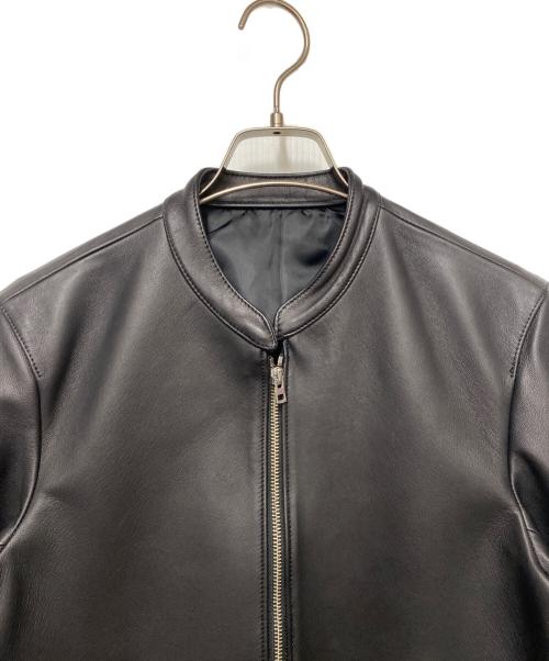 LIDnM（リドム）LIDnM (リドム) シングルライダースジャケット ブラック サイズ:Mの古着・服飾アイテム