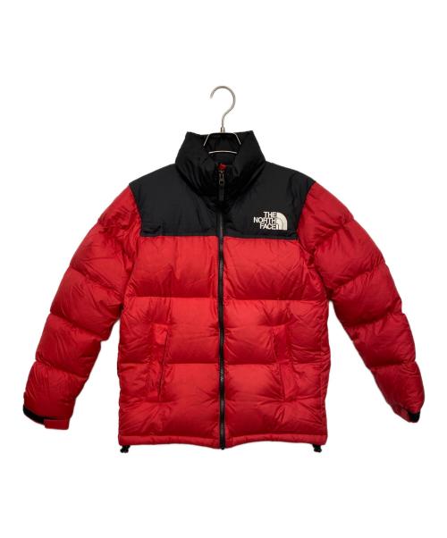 THE NORTH FACE（ザ ノース フェイス）THE NORTH FACE (ザ ノース フェイス) ダウンジャケット ブラック×レッド サイズ:Sの古着・服飾アイテム