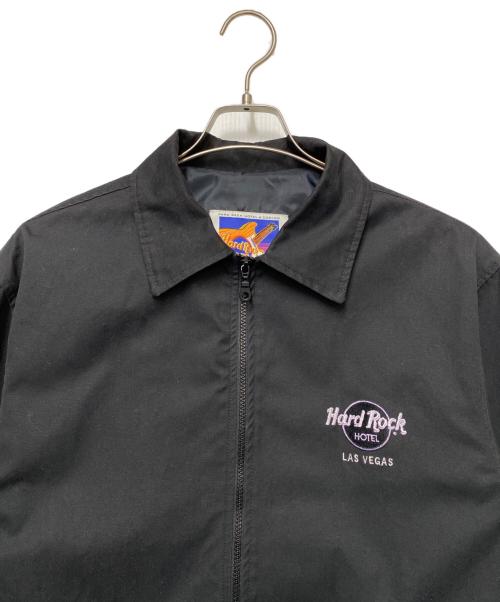 Hard Rock cafe（ハードロックカフェ）Hard Rock cafe (ハードロックカフェ) ブルゾン ブラック サイズ:Mの古着・服飾アイテム