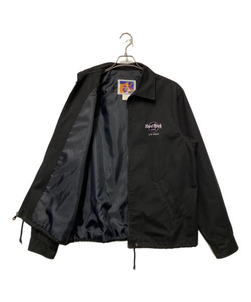 Hard Rock cafe（ハードロックカフェ）Hard Rock cafe (ハードロックカフェ) ブルゾン ブラック サイズ:Mの古着・服飾アイテム