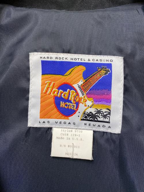 Hard Rock cafe（ハードロックカフェ）Hard Rock cafe (ハードロックカフェ) ブルゾン ブラック サイズ:Mの古着・服飾アイテム