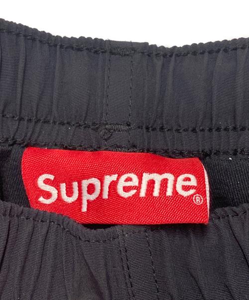 SUPREME（シュプリーム）Supreme (シュプリーム) Paneled Track Pant ブラック×グリーン×レッド サイズ:Sの古着・服飾アイテム