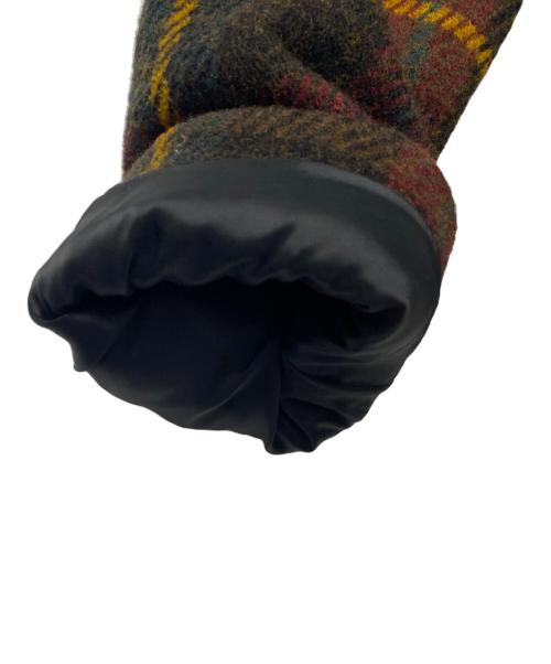 RALPH LAUREN（ラルフローレン）RALPH LAUREN (ラルフローレン) ウールライダースジャケット レッド×ブラウン サイズ:Mの古着・服飾アイテム