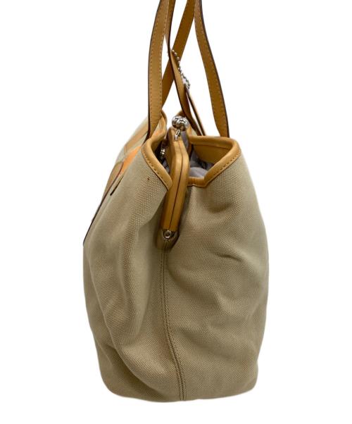 COACH（コーチ）COACH (コーチ) ハンドバッグ ベージュの古着・服飾アイテム