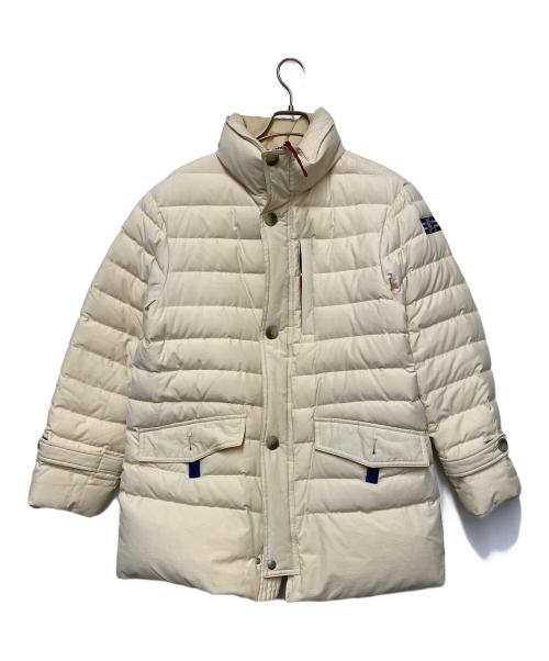 LUPO DI MARE SINA COVA（ルポ ディ マーレ シナコバ）LUPO DI MARE SINA COVA (ルポ ディ マーレ シナコバ) ダウンジャケット ベージュ×オレンジ サイズ:Lの古着・服飾アイテム