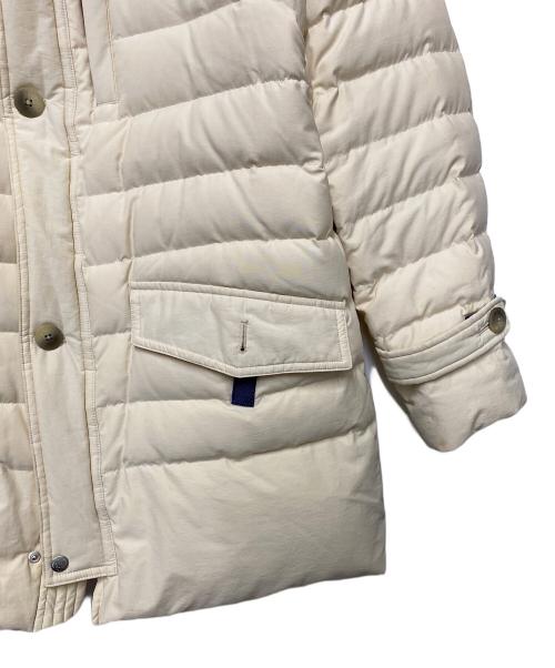 LUPO DI MARE SINA COVA（ルポ ディ マーレ シナコバ）LUPO DI MARE SINA COVA (ルポ ディ マーレ シナコバ) ダウンジャケット ベージュ×オレンジ サイズ:Lの古着・服飾アイテム