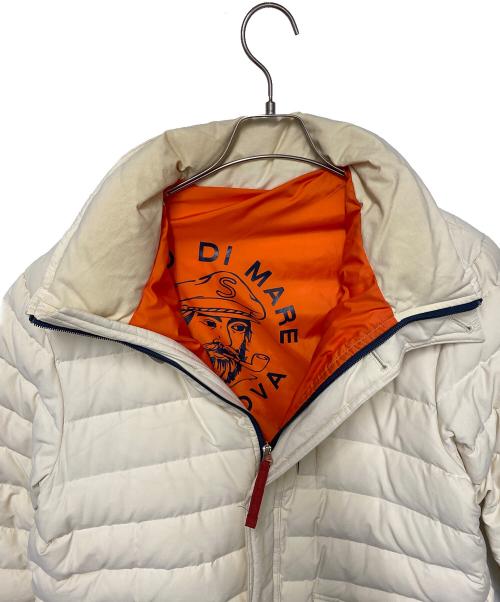 LUPO DI MARE SINA COVA（ルポ ディ マーレ シナコバ）LUPO DI MARE SINA COVA (ルポ ディ マーレ シナコバ) ダウンジャケット ベージュ×オレンジ サイズ:Lの古着・服飾アイテム