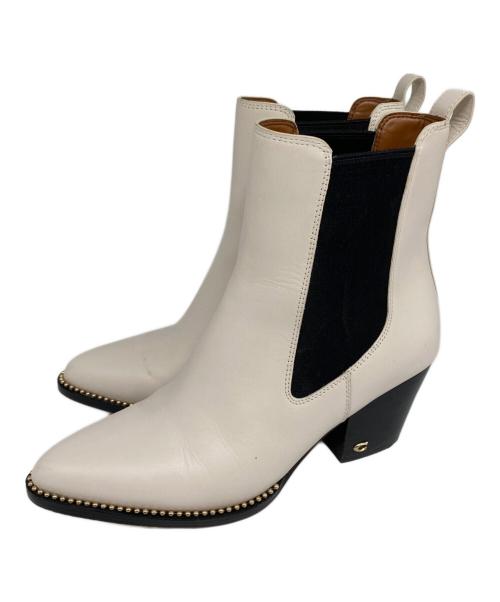 COACH（コーチ）COACH (コーチ) ピアスブーティ ベージュ サイズ:24.5の古着・服飾アイテム