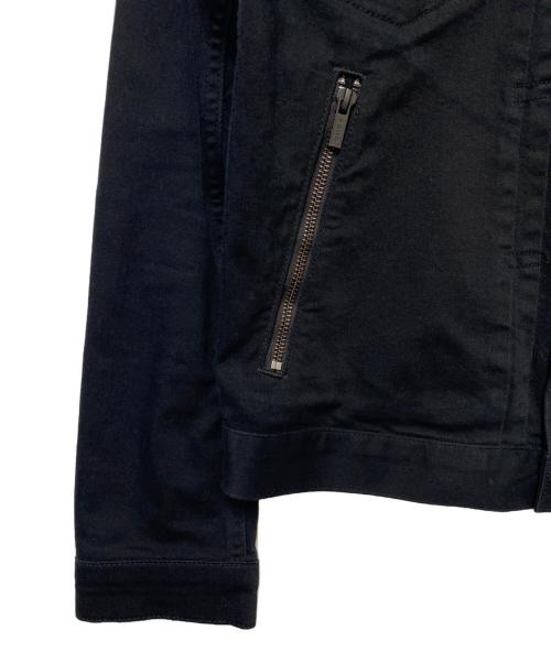HUGO BOSS（ヒューゴ ボス）HUGO BOSS (ヒューゴ ボス) デニムジャケット ブラック サイズ:XSの古着・服飾アイテム