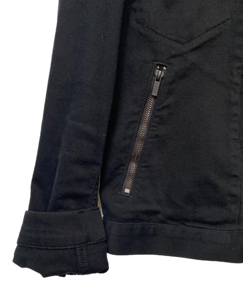 HUGO BOSS（ヒューゴ ボス）HUGO BOSS (ヒューゴ ボス) デニムジャケット ブラック サイズ:XSの古着・服飾アイテム