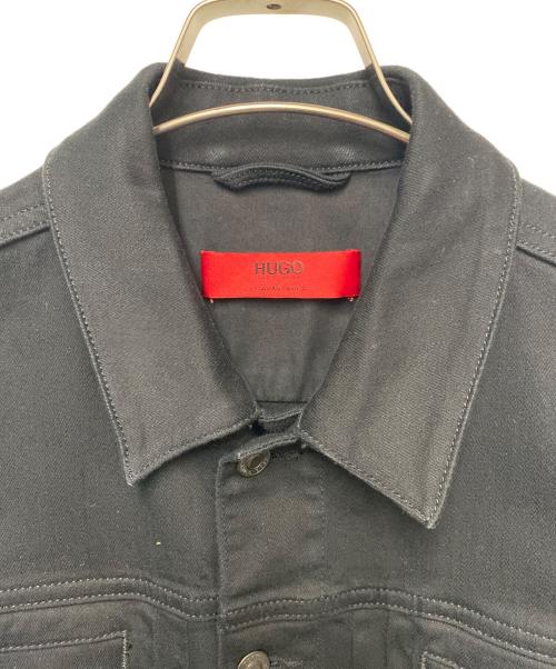 HUGO BOSS（ヒューゴ ボス）HUGO BOSS (ヒューゴ ボス) デニムジャケット ブラック サイズ:XSの古着・服飾アイテム