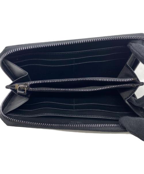 JIMMY CHOO（ジミーチュウ）JIMMY CHOO (ジミーチュウ) ラウンドファスナー財布 ブラックの古着・服飾アイテム