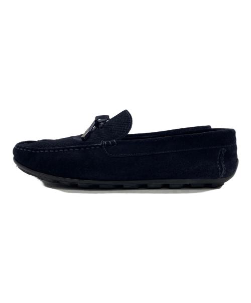 ERMENEGILDO ZEGNA（エルメネジルド・ゼニア）Ermenegildo Zegna (エルメネジルド・ゼニア) スウェードシューズ ブラック サイズ:25.5cmの古着・服飾アイテム