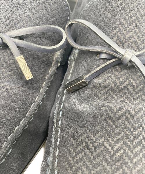 ERMENEGILDO ZEGNA（エルメネジルド・ゼニア）Ermenegildo Zegna (エルメネジルド・ゼニア) スウェードシューズ ブラック サイズ:25.5cmの古着・服飾アイテム