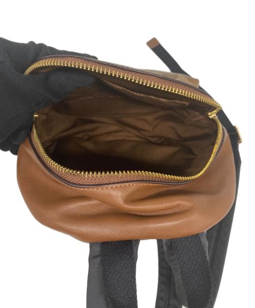 COACH（コーチ）COACH (コーチ) ミニリュック ブラウン×ベージュの古着・服飾アイテム