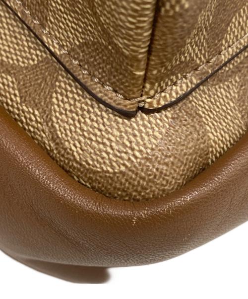 COACH（コーチ）COACH (コーチ) ミニリュック ブラウン×ベージュの古着・服飾アイテム