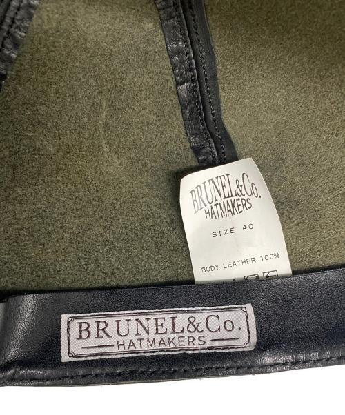 BRUNEL&CO.HATMAKERS（ブルーネルハットメイカース）BRUNEL&CO.HATMAKERS (ブルーネルハットメイカース) キャップ ブラックの古着・服飾アイテム