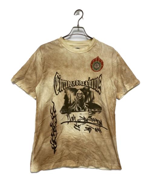 Travis Scott（トラヴィススコット）TRAVIS SCOTT (トラヴィススコット) 半袖Tシャツ ベージュ サイズ:Mの古着・服飾アイテム