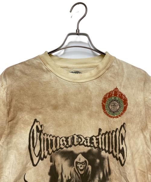 Travis Scott（トラヴィススコット）TRAVIS SCOTT (トラヴィススコット) 半袖Tシャツ ベージュ サイズ:Mの古着・服飾アイテム