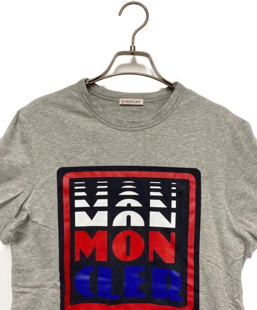 MONCLER（モンクレール）MONCLER (モンクレール) 半袖Tシャツ グレー サイズ:XSの古着・服飾アイテム