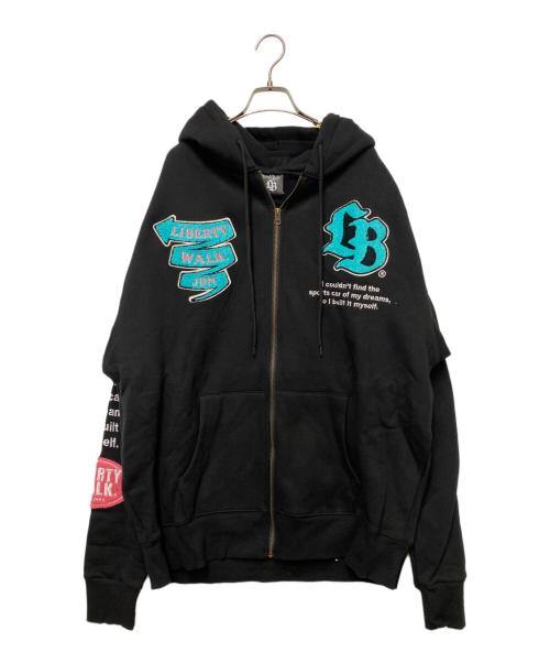LIBERTYWALK（リバティーウォーク）LIBERTYWALK (リバティーウォーク) ジップパーカー ブラック サイズ:不明の古着・服飾アイテム