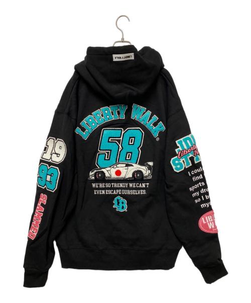 LIBERTYWALK（リバティーウォーク）LIBERTYWALK (リバティーウォーク) ジップパーカー ブラック サイズ:不明の古着・服飾アイテム