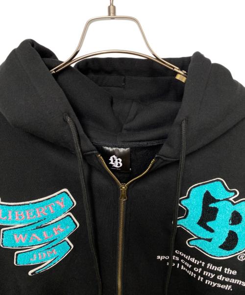 LIBERTYWALK（リバティーウォーク）LIBERTYWALK (リバティーウォーク) ジップパーカー ブラック サイズ:不明の古着・服飾アイテム