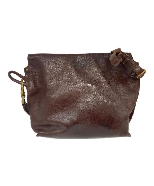 munekawa（ムネカワ）Munekawa (ムネカワ) レザーショルダーバッグ ブラウンの古着・服飾アイテム