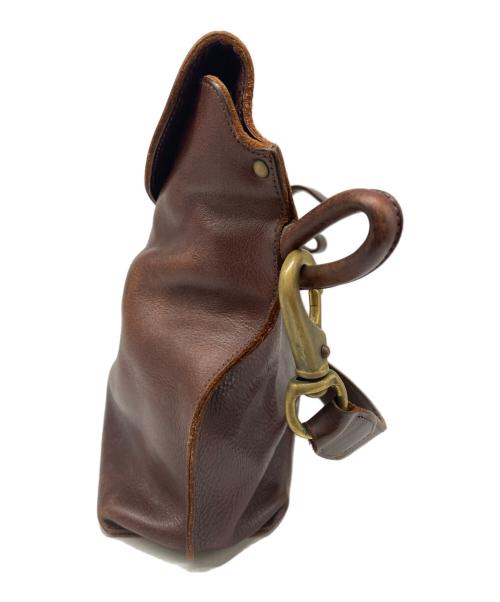 munekawa（ムネカワ）Munekawa (ムネカワ) レザーショルダーバッグ ブラウンの古着・服飾アイテム