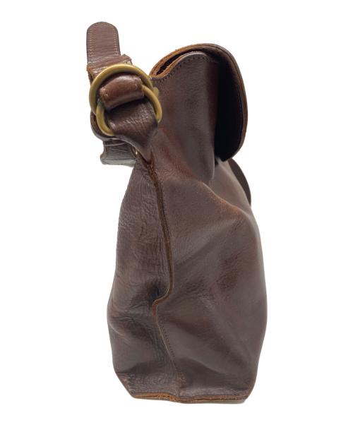 munekawa（ムネカワ）Munekawa (ムネカワ) レザーショルダーバッグ ブラウンの古着・服飾アイテム