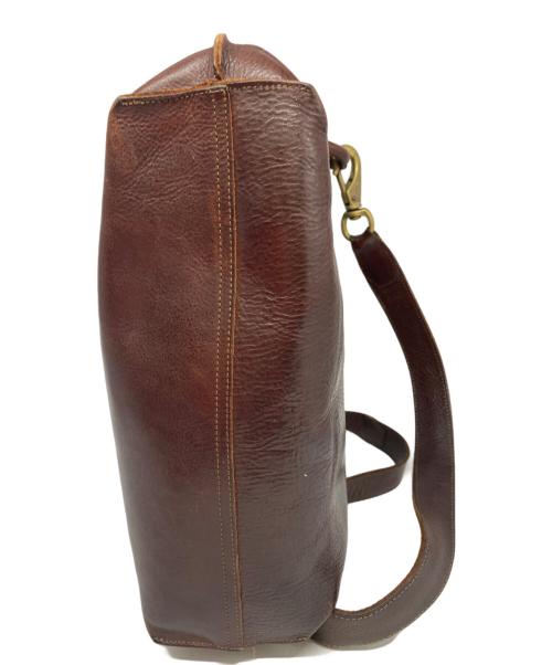 munekawa（ムネカワ）Munekawa (ムネカワ) レザーショルダーバッグ ブラウンの古着・服飾アイテム