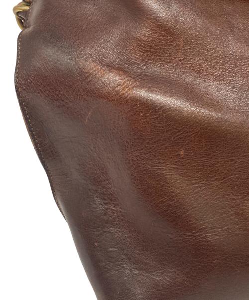 munekawa（ムネカワ）Munekawa (ムネカワ) レザーショルダーバッグ ブラウンの古着・服飾アイテム
